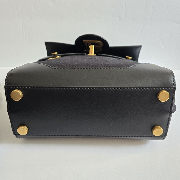 Balmain B-Buzz 23 Top Handle Bag Black - Picture 10 of 10